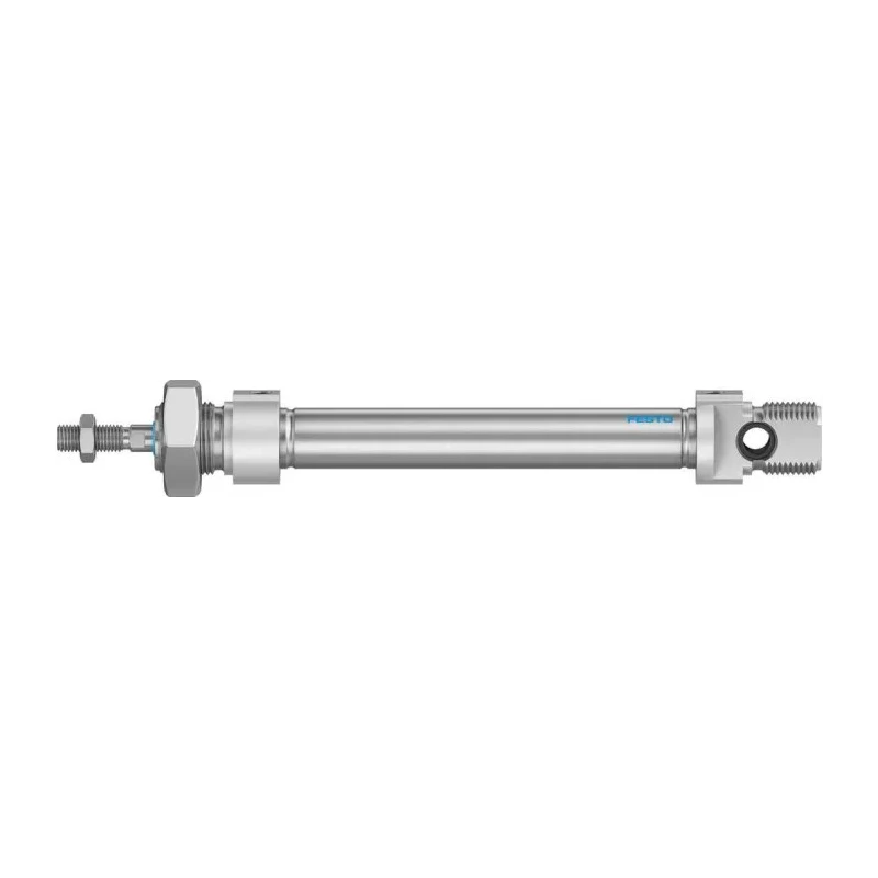 Festo Pneumatic Cylinder DSNU-12-60-P-A Double Acting 60 mm Stroke 165 mm Length Elastomer Cushioning Germany