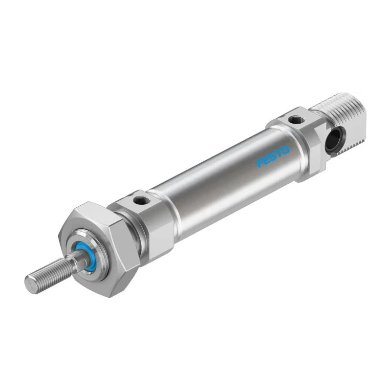 Festo Pneumatic Cylinder Double-Acting 20 mm Stroke 131 mm Length Air Cushion 80°C Operating Temperature DSNU-16-20-PPV-A
