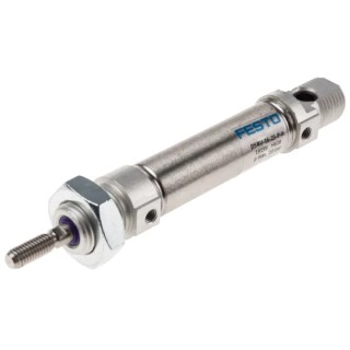 Festo Pneumatic Cylinder Double Acting Aluminium Body 25 mm Stroke Length DSNU-16-25-P-A