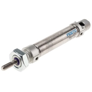 Festo Pneumatic Cylinder Double Acting Stainless Steel Rod 40mm Stroke 1-10 Bar Operating Pressure DSNU-16-40-P-A