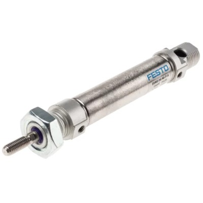 Festo Pneumatic Cylinder Double Acting Stainless Steel Rod 40mm Stroke 1-10 Bar Operating Pressure DSNU-16-40-P-A