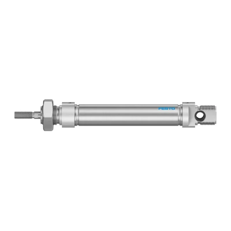 Festo Pneumatic Piston Rod Cylinder 50 mm Stroke Length 161 mm Length Elastic Cushioning ISO 228-1 CE ATEX DSNU-16-50-P-A
