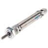 Festo Pneumatic Piston Rod Cylinder 40 mm Stroke, Double Acting, Flange Mount DSNU-16-40-PPV-A