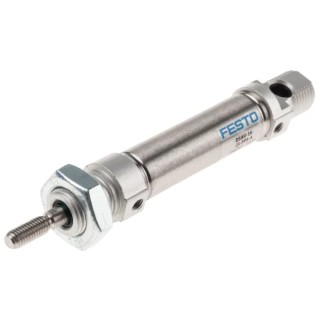 Festo Pneumatic Cylinder 25 mm Stroke Length, Air Cushion, Rear Flange Swivel Mounts, 80°C Max Operating DSNU-16-25-PPS-A