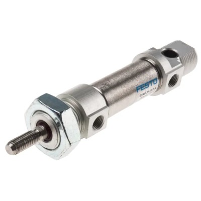 Festo Pneumatic Cylinder DSNU-20-15-P-A 20 mm Bore, 15 mm Stroke, ISO 6432 Standard, Double Acting DSNU-20-15-P-A