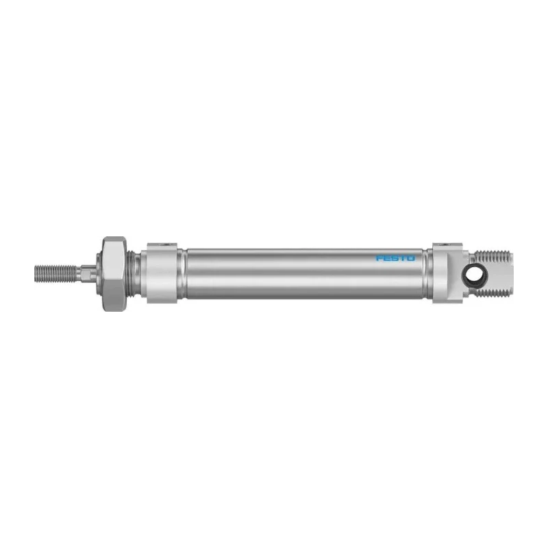 Festo Pneumatic Cylinder 16 mm Bore, 50 mm Stroke, Air Cushion, Double Acting, 80°C Max Operating DSNU-16-50-PPS-A