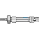 Festo Pneumatic Cylinder DSNU Series 20 mm Bore, 15 mm Stroke, Adjustable Pneumatic Cushioning DSNU-20-15-PPV-A