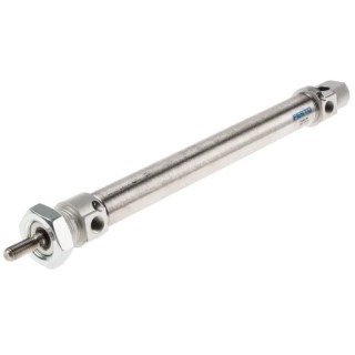 Festo Pneumatic Cylinder DSNU Series 292 mm Length, 160 mm Stroke, Air Cushion, Male Metric Rod Thread DSNU-20-160-PPV-A