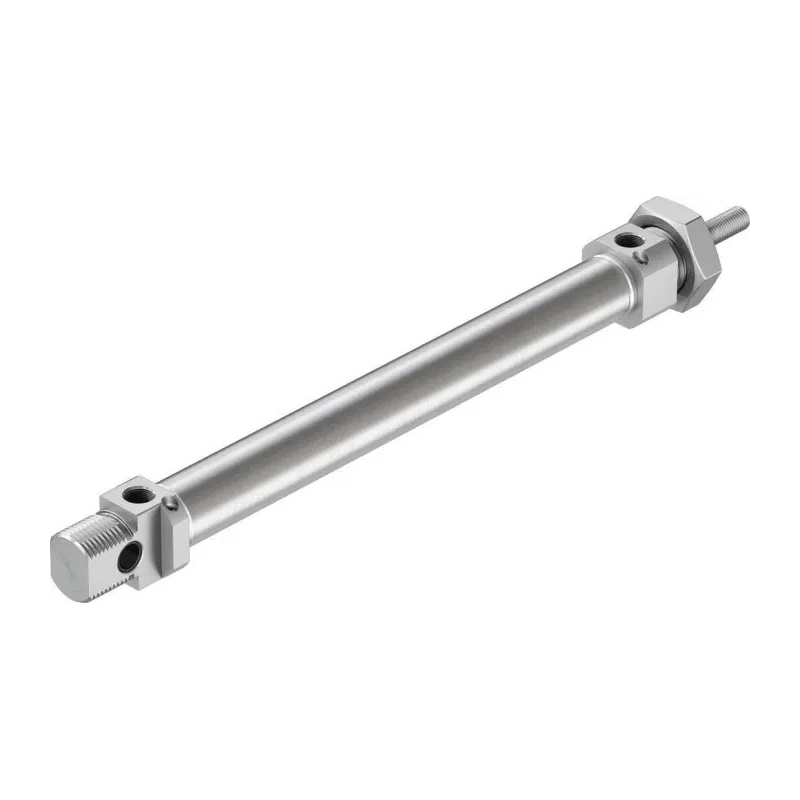 Festo Pneumatic Cylinder DSNU Series 292 mm Length, 160 mm Stroke, Air Cushion, Male Metric Rod Thread DSNU-20-160-PPV-A