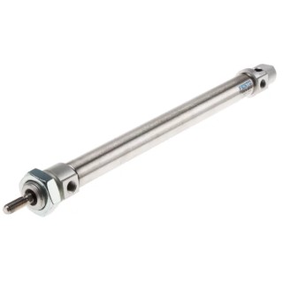 Festo Double-Acting Pneumatic Cylinder, Stroke 200 mm, Mount Type Swivel/Direct/Rear/Foot/Front/Flange DSNU-20-200-P-A