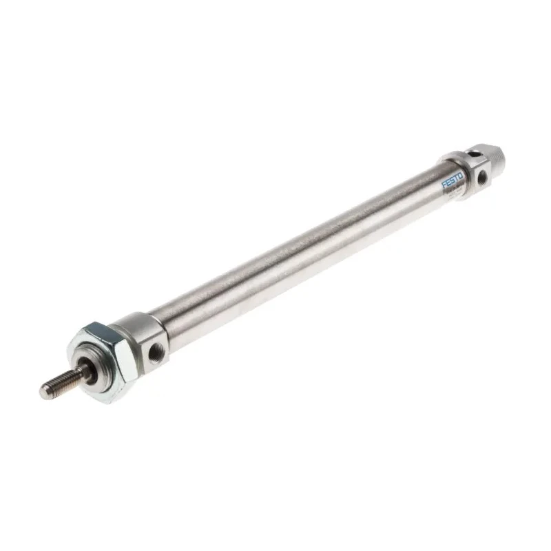 Festo Double-Acting Pneumatic Cylinder, Stroke 200 mm, Mount Type Swivel/Direct/Rear/Foot/Front/Flange DSNU-20-200-P-A