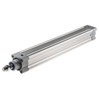 Festo Pneumatic Piston Rod Cylinder 50mm Bore 500 mm Stroke Double Acting Aluminium Body DSBC-50-500-PPVA-N3