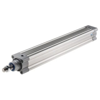 Festo Pneumatic Piston Rod Cylinder 50mm Bore 500mm Stroke Double Acting Aluminium Body DSBC-50-500-PPSA-N3