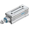Festo Pneumatic Piston Rod Cylinder 50mm Bore, 50mm Stroke, Double Acting, Air Cushion, Aluminium Body DSBC-50-50-PPSA-N3