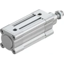 Festo Pneumatic Piston Rod Cylinder 50mm Bore, 50mm Stroke, Double Acting, Air Cushion, Aluminium Body DSBC-50-50-PPSA-N3