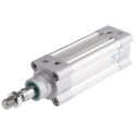 Festo Pneumatic Piston Rod Cylinder 50mm Bore, 80mm Stroke, Aluminium Body, Double Acting, Air Cushion DSBC-50-80-PPVA-N3