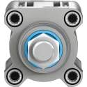 Festo Pneumatic Piston Rod Cylinder 50mm Bore, 80mm Stroke, Aluminium Body, Double Acting, Air Cushion DSBC-50-80-PPVA-N3