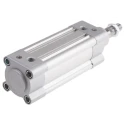 Festo Pneumatic Piston Rod Cylinder 50mm Bore, 80mm Stroke, Aluminium Body, Double Acting, Air Cushion DSBC-50-80-PPVA-N3