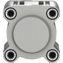 Festo Pneumatic Piston Rod Cylinder 50mm Bore, 80mm Stroke, Aluminium Body, Double Acting, Air Cushion DSBC-50-80-PPVA-N3