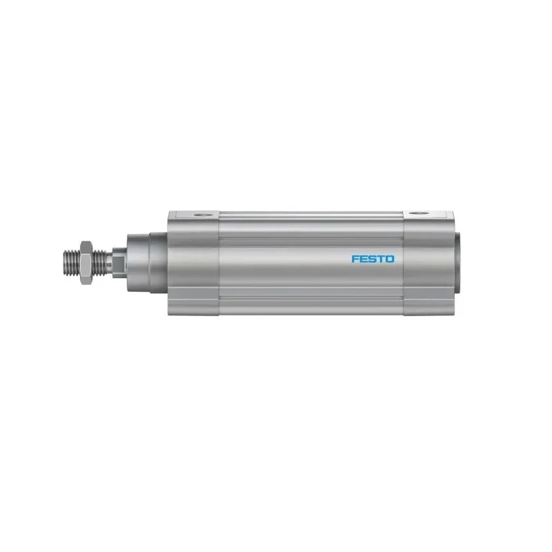 Festo Pneumatic Piston Rod Cylinder 50mm Bore, 80mm Stroke, Aluminium Body, Double Acting, Air Cushion DSBC-50-80-PPVA-N3
