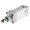 Festo Pneumatic Piston Rod Cylinder Double Acting 50mm Bore, 50mm Stroke, Aluminium Body DSBC-50-50-PPVA-N3