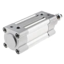 Festo Pneumatic Piston Rod Cylinder Double Acting 50mm Bore, 50mm Stroke, Aluminium Body DSBC-50-50-PPVA-N3