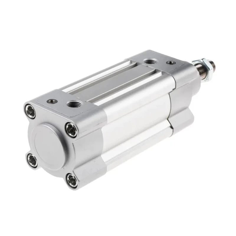 Festo Pneumatic Piston Rod Cylinder Double Acting 50mm Bore, 50mm Stroke, Aluminium Body DSBC-50-50-PPVA-N3