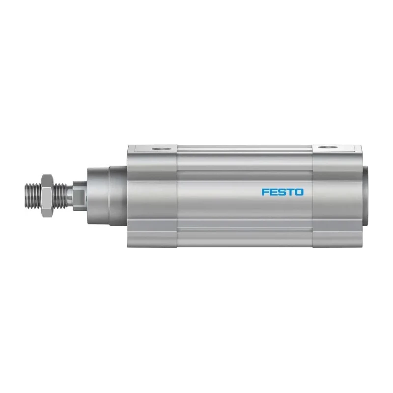 Festo Pneumatic Piston Rod Cylinder Double Acting 50mm Bore, 50mm Stroke, Aluminium Body DSBC-50-50-PPVA-N3