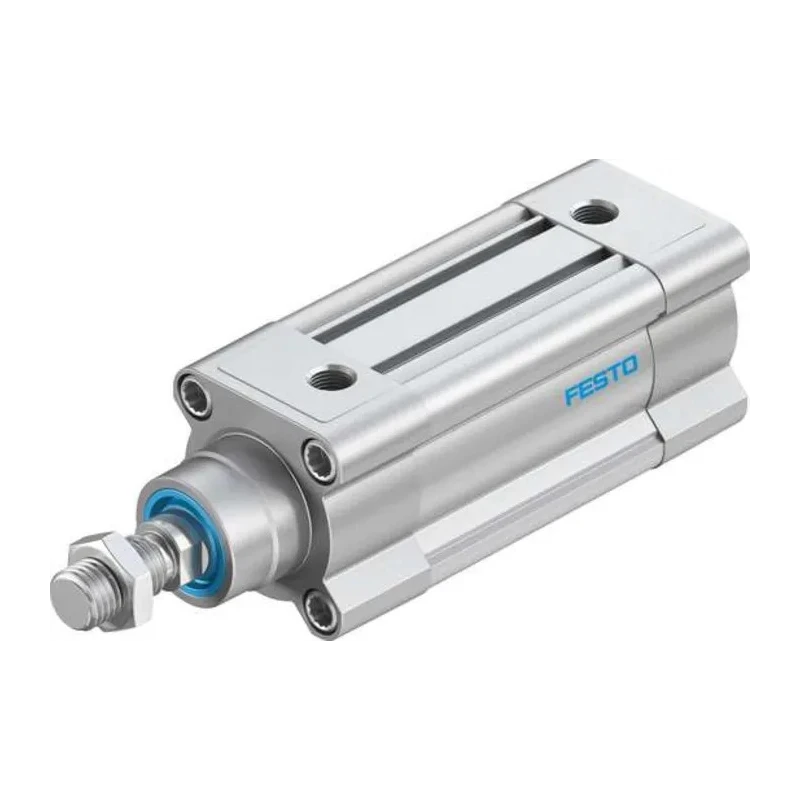 Festo Pneumatic Piston Rod Cylinder Double Acting 50mm Bore, 50mm Stroke, Aluminium Body DSBC-50-50-PPVA-N3
