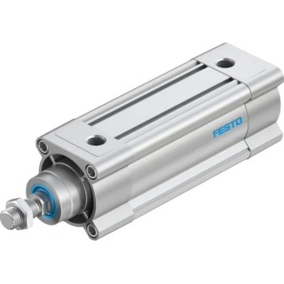 Festo Pneumatic Piston Rod Cylinder, DSBC Series, Double Acting, 63mm Bore, 100mm Stroke, Aluminium DSBC-63-100-PPSA-N3