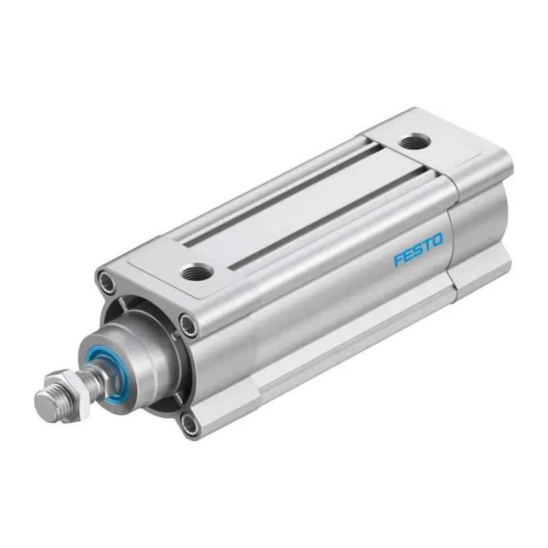 Festo Pneumatic Piston Rod Cylinder, DSBC Series, Double Acting, 63mm Bore, 100mm Stroke, Aluminium DSBC-63-100-PPSA-N3