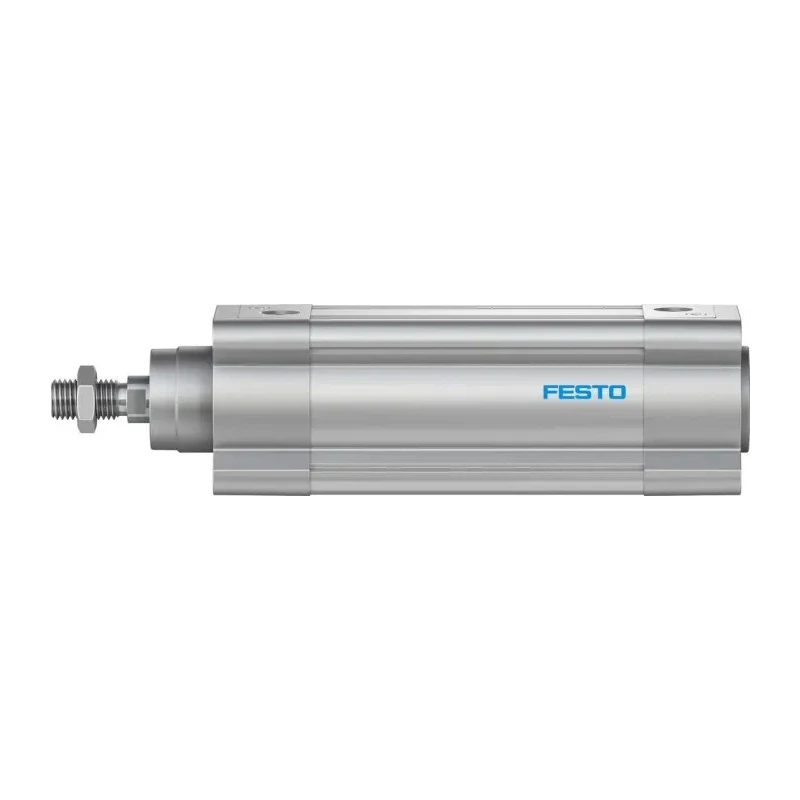 Festo Pneumatic Piston Rod Cylinder 63mm Bore, 100mm Stroke Length, Double Acting, Aluminium Body, DSBC-63-100-PPVA-N3