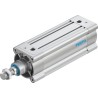 Festo Pneumatic Piston Rod Cylinder 80mm Bore, 150mm Stroke, Double Acting, Aluminium Body DSBC-80-150-PPVA-N3