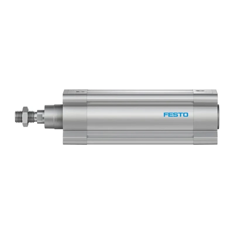 Festo Pneumatic Piston Rod Cylinder 80mm Bore, 150mm Stroke, Double Acting, Aluminium Body DSBC-80-150-PPVA-N3