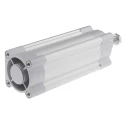 Festo Pneumatic Piston Rod Cylinder 80mm Bore, 150mm Stroke, Double Acting, Aluminium Body DSBC-80-150-PPVA-N3