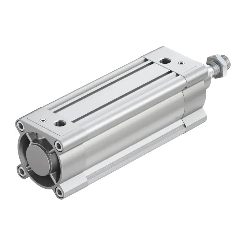 Festo Pneumatic Piston Rod Cylinder 80mm Bore, 150mm Stroke, Double Acting, Aluminium Body DSBC-80-150-PPVA-N3