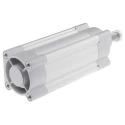 Festo Pneumatic Piston Rod Cylinder Double Acting 80mm Bore 125mm Stroke Aluminium Body DSBC-80-125-PPVA-N3