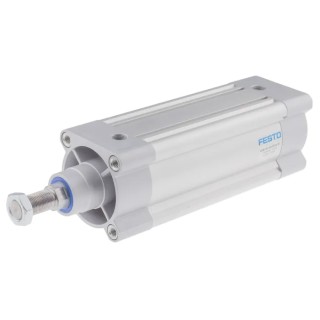 Festo Pneumatic Piston Rod Cylinder Double Acting 80mm Bore 150mm Stroke Aluminium Body DSBC-80-150-PPSA-N3