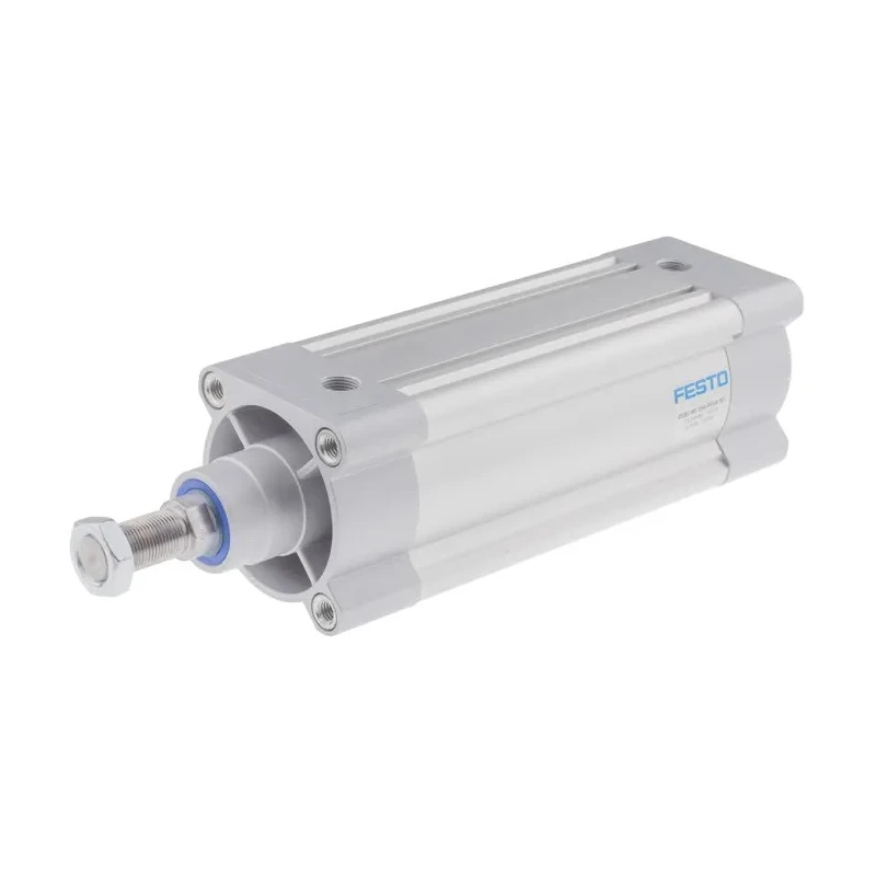 Festo Pneumatic Piston Rod Cylinder Double Acting 80mm Bore 150mm Stroke Aluminium Body DSBC-80-150-PPSA-N3