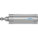 Festo Pneumatic Piston Rod Cylinder 80mm Bore, 160mm Stroke, Double Acting, Through Hole Mount DSBC-80-160-PPVA-N3