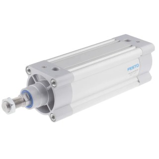 Festo Pneumatic Piston Rod Cylinder Double Acting 80mm Bore, 250mm Stroke, Aluminium Body DSBC-80-250-PPVA-N3