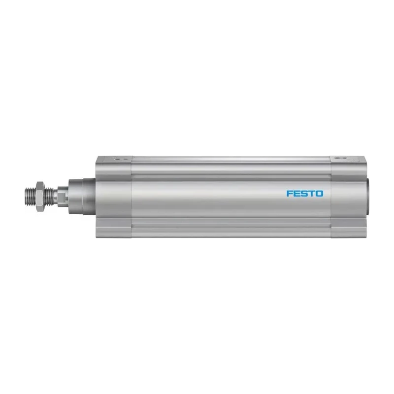 Festo Pneumatic Piston Rod Cylinder 80mm Bore, 200mm Stroke, Aluminium Body, Double Acting DSBC-80-200-PPVA-N3