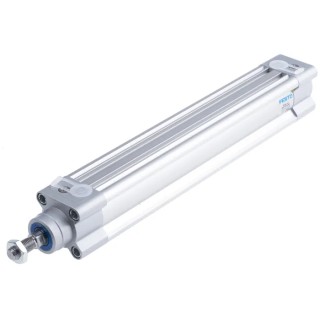 Festo Pneumatic Piston Rod Cylinder 32mm Bore 200mm Stroke Double Acting Aluminium Body DSBC Series DSBC-32-200-PPVA-N3