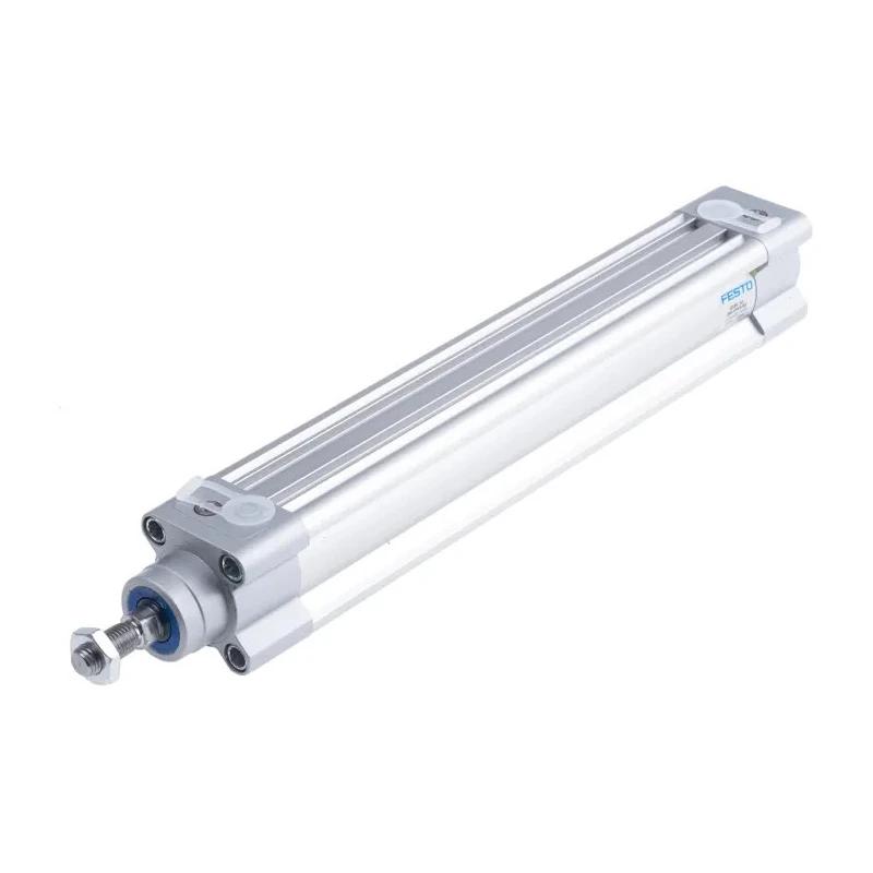 Festo Pneumatic Piston Rod Cylinder 32mm Bore 200mm Stroke Double Acting Aluminium Body DSBC Series DSBC-32-200-PPVA-N3