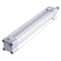 Festo Pneumatic Piston Rod Cylinder 32mm Bore 200mm Stroke Double Acting Aluminium Body DSBC Series DSBC-32-200-PPVA-N3