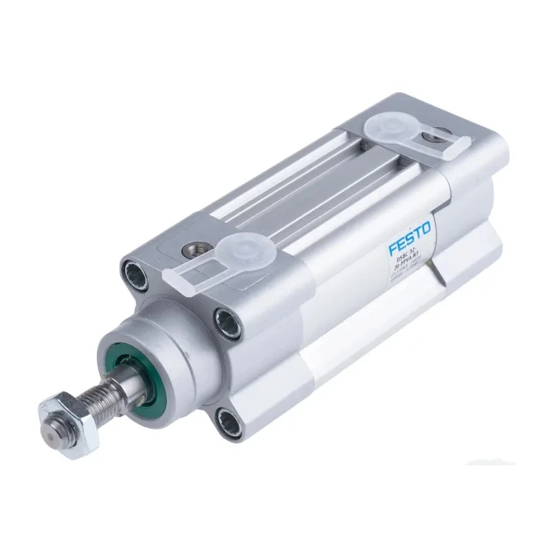Festo Pneumatic Piston Rod Cylinder 32mm Bore, 20mm Stroke, Aluminium Body, Double Acting DSBC-32-20-PPVA-N3
