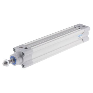 Festo Pneumatic Piston Rod Cylinder Double Acting 12 bar 32mm Bore 160mm Stroke Aluminium DSBC-32-160-PPVA-N3