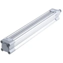 Festo Pneumatic Piston Rod Cylinder 32mm Bore, 250mm Stroke, Double Acting, Aluminium Body, Through Hole DSBC-32-250-PPSA-N3