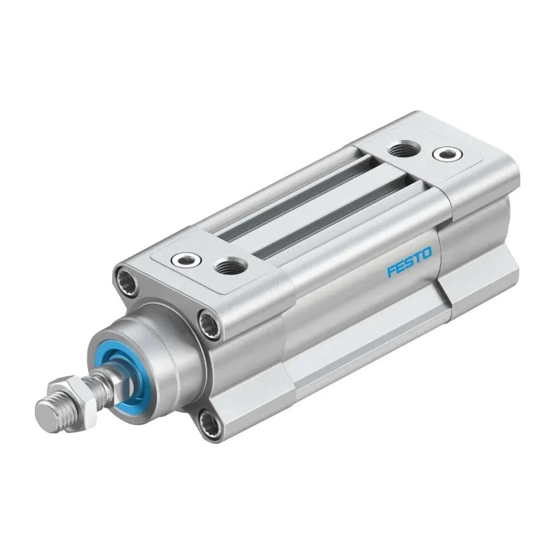 Festo Pneumatic Piston Rod Cylinder 32mm Bore, 25mm Stroke, Aluminium Body, Double Acting DSBC-32-25-PPVA-N3