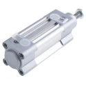 Festo Pneumatic Piston Rod Cylinder 32mm Bore, 25mm Stroke, Aluminium Body, Double Acting DSBC-32-25-PPVA-N3